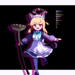 This is a pixiv picture whose title is メイドモモイ.