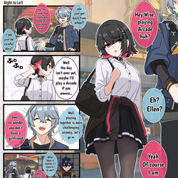This is a pixiv picture whose title is Genshin, ZZZ.