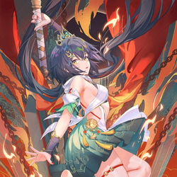 This is a pixiv picture whose title is 雲璃.
