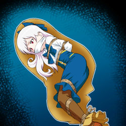 This is a pixiv picture whose title is 袋に入ったアーニャ/Anya In A Sack.