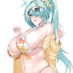 This is a pixiv picture whose title is 水着ヒヨリ.