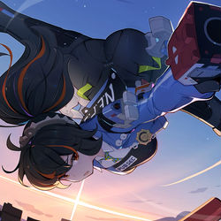 This is a pixiv picture whose title is 朱鳶.
