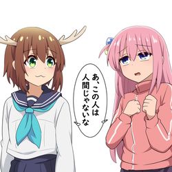 This is a pixiv picture whose title is しかのこぼっち.