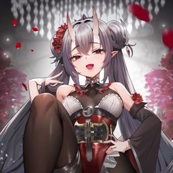 This is a pixiv picture whose title is SKEB.