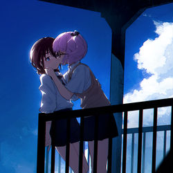 This is a pixiv picture whose title is 继续建设双菜.