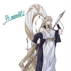 This is a pixiv picture whose title is 金发歌蕾蒂娅.