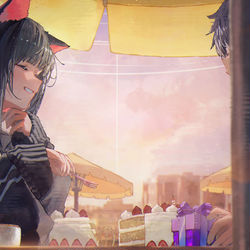 This is a pixiv picture whose title is Kazusa.