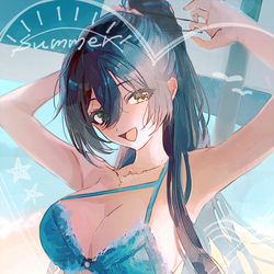 This is a pixiv picture whose title is 咲耶🏖.