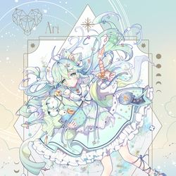 This is a pixiv picture whose title is おひつじ座 - Aries.