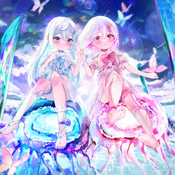 This is a pixiv picture whose title is 梦幻蝶影.