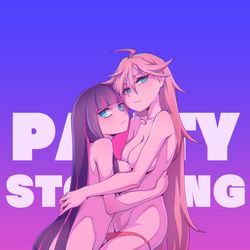 This is a pixiv picture whose title is panty & stocking.
