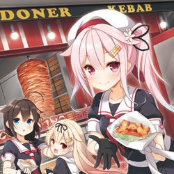 This is a pixiv picture whose title is あの大きなお肉にかぶりつきたいっぽい！.