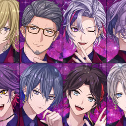 This is a pixiv picture whose title is ギラギラホスト高校.