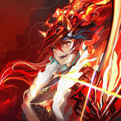This is a pixiv picture whose title is 娜仁图亚，大地之鞭.