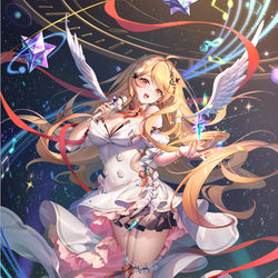 This is a pixiv picture whose title is 少女歌姬.