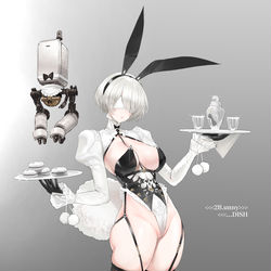 This is a pixiv picture whose title is 2B.u.nny.