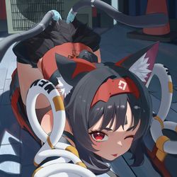 This is a pixiv picture whose title is 猫宮又奈.