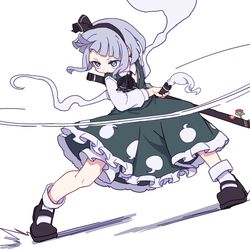 This is a pixiv picture whose title is 妖夢.