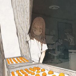 This is a pixiv picture whose title is 梅干.