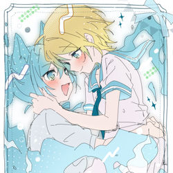 This is a pixiv picture whose title is 炭酸猫水.