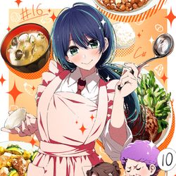 This is a pixiv picture whose title is 『お料理上手なあかねちゃん🥘🍳』.