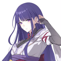 This is a pixiv picture whose title is Raiden shogun/Ei.