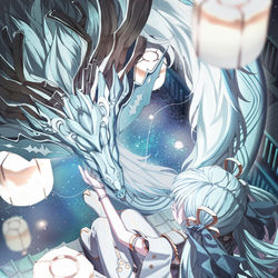This is a pixiv picture whose title is 遍く照らす光.