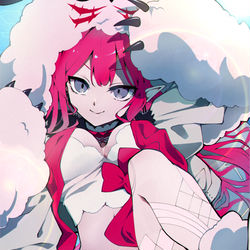 This is a pixiv picture whose title is ミコケル.