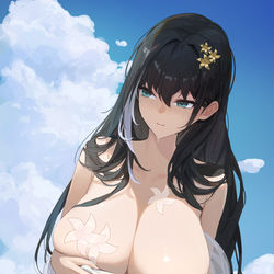 This is a pixiv picture whose title is 白芷.