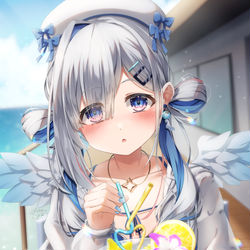 This is a pixiv picture whose title is い、一緒に飲む...？.