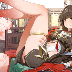 This is a pixiv picture whose title is 灵砂.
