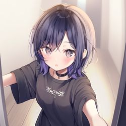 This is a pixiv picture whose title is お出迎えしてくれる反抗期の妹ちゃん.