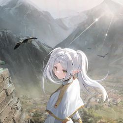 This is a pixiv picture whose title is 芙莉莲.