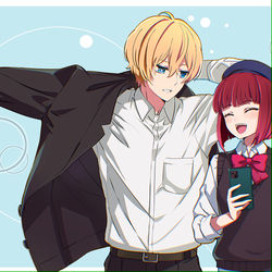 This is a pixiv picture whose title is 2人.