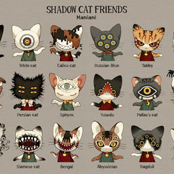 This is a pixiv picture whose title is Monster cats.