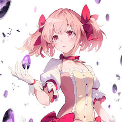 This is a pixiv picture whose title is 鹿目まどか.
