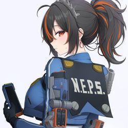 This is a pixiv picture whose title is 朱鳶.