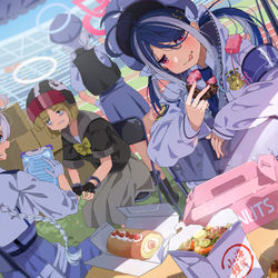 This is a pixiv picture whose title is 裏方のご褒美.