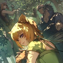 This is a pixiv picture whose title is 合図を待て.