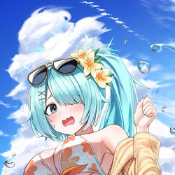 This is a pixiv picture whose title is 槌永ヒヨリ.