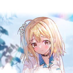 This is a pixiv picture whose title is 梅雨.