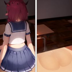 This is a pixiv picture whose title is 汗ばむ.