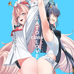 This is a pixiv picture whose title is C104新刊「GATO class LOVE」.