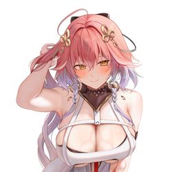 This is a pixiv picture whose title is 長離.