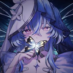 This is a pixiv picture whose title is The Shorekeeper.