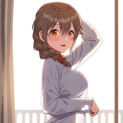 This is a pixiv picture whose title is シースルーちひろさん.