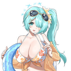 This is a pixiv picture whose title is ヒヨリ（水着）.