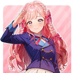 This is a pixiv picture whose title is スターライト学園制服姿のみえるちゃん.