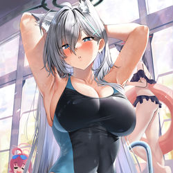 This is a pixiv picture whose title is 水着クロコ.