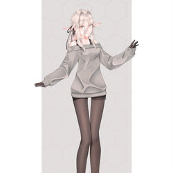 This is a pixiv picture whose title is 表世界繪型.